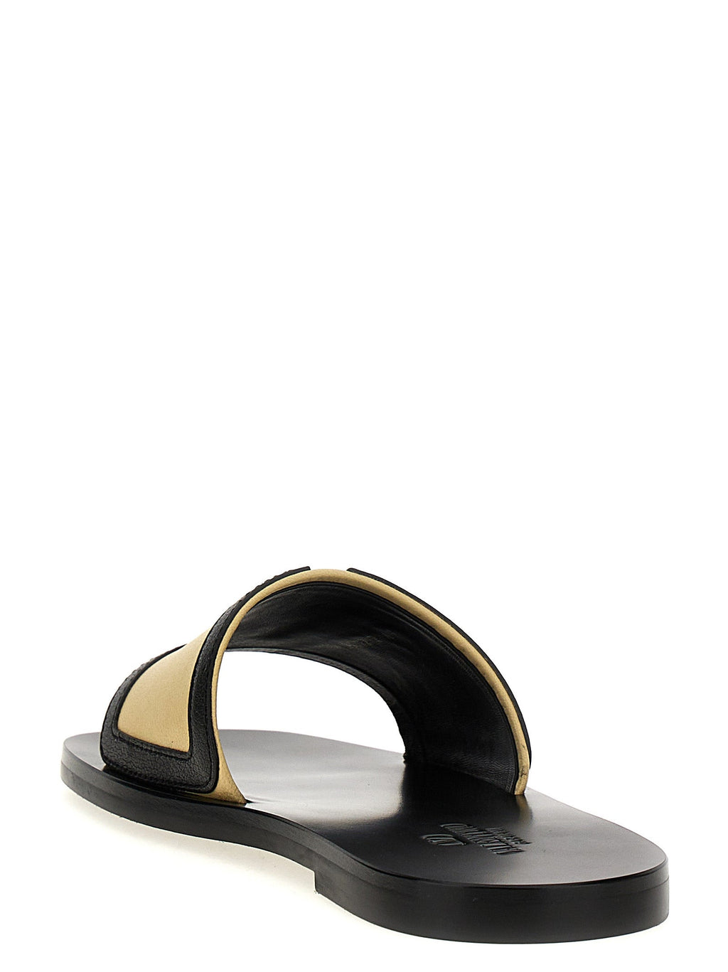 Valentino Garavani Multicolor Goatskin Slides Valentino Garavani