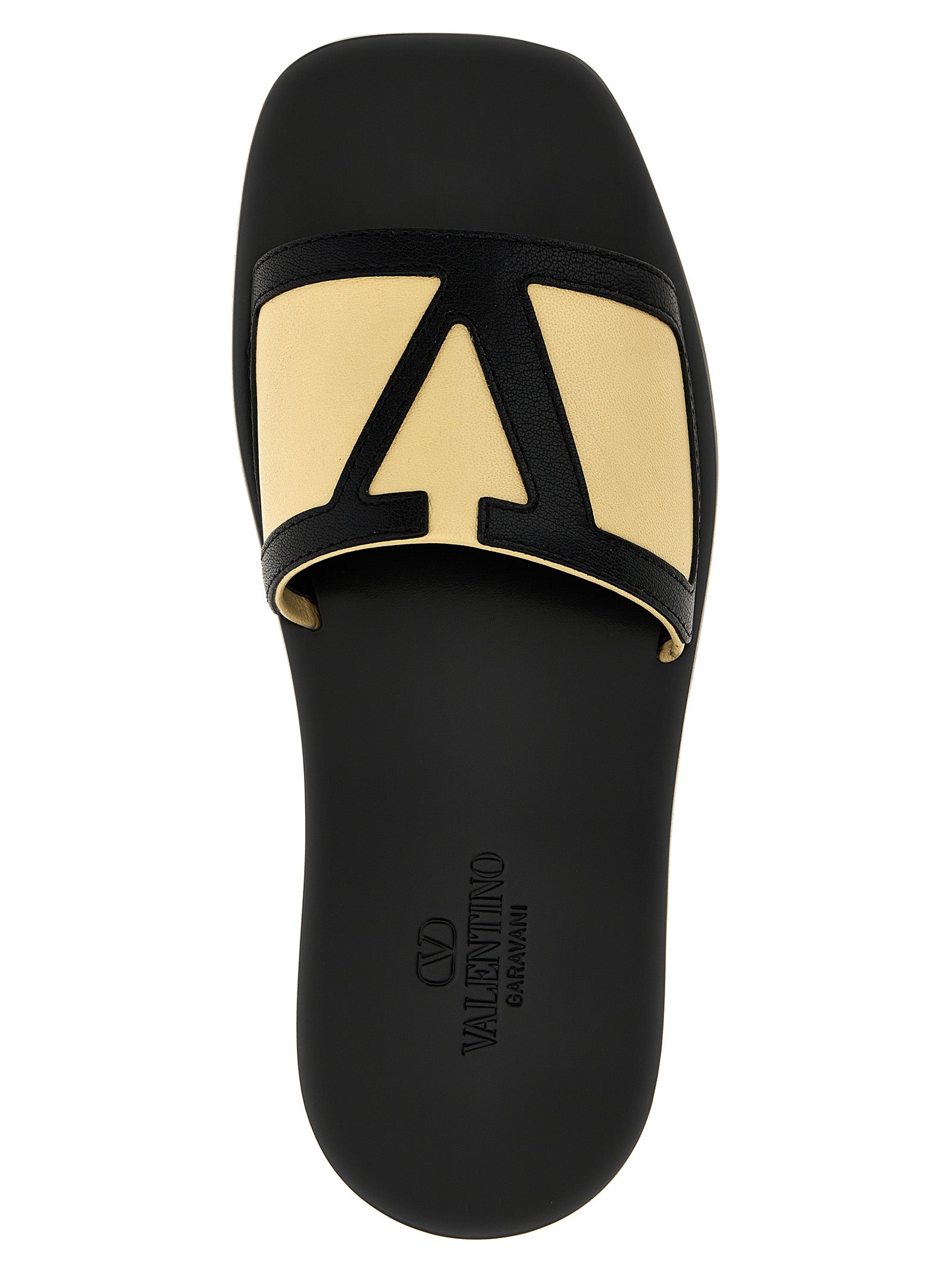 Valentino Garavani Multicolor Goatskin Slides Valentino Garavani
