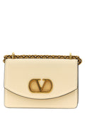 Valentino Garavani White Calfskin Shoulder Bag Valentino Garavani