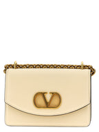 Valentino Garavani White Calfskin Shoulder Bag Valentino Garavani
