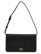 Valentino Garavani Black Calfskin Shoulder Bag Valentino Garavani
