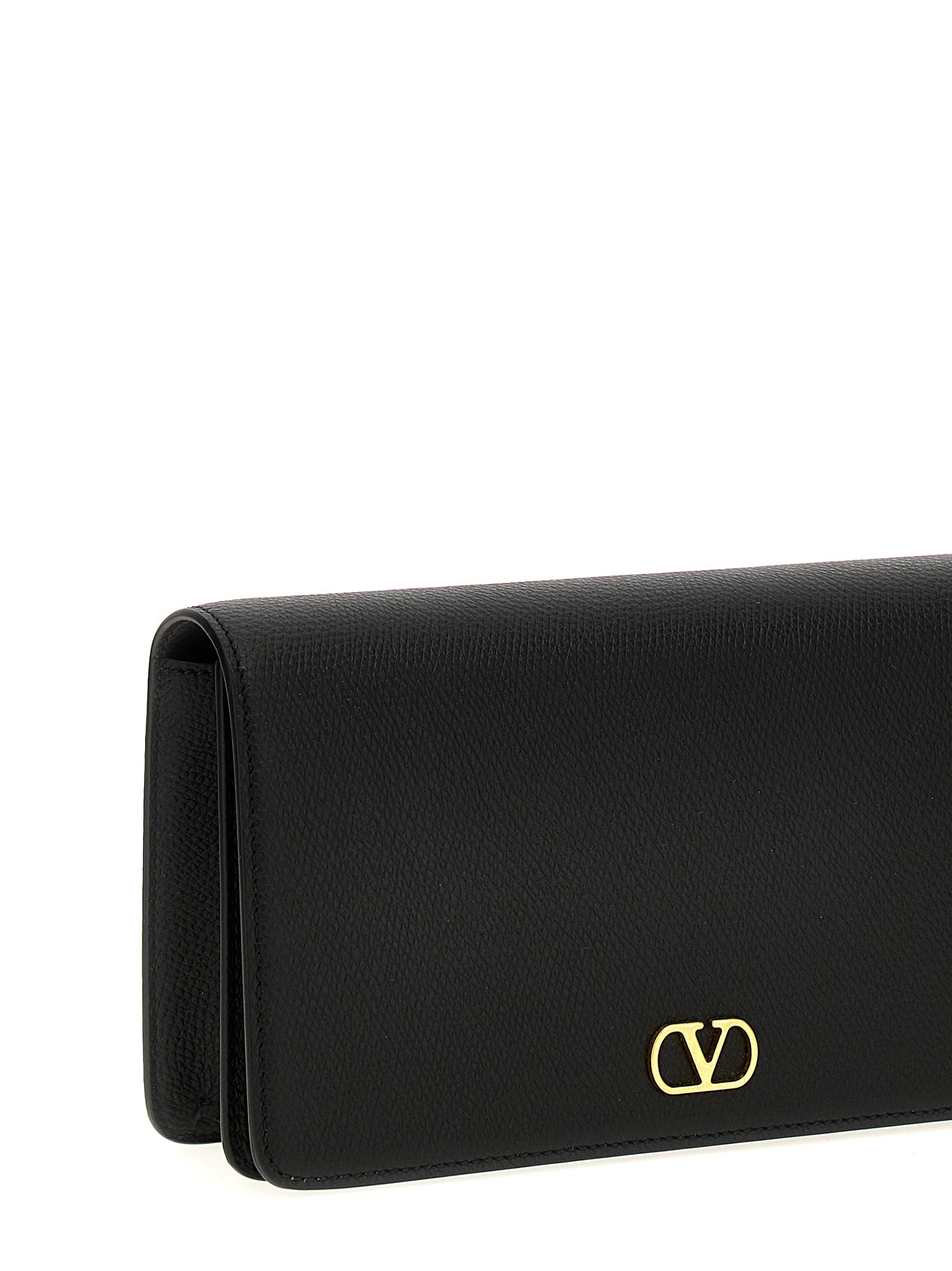 Valentino Garavani Black Calfskin Shoulder Bag Valentino Garavani