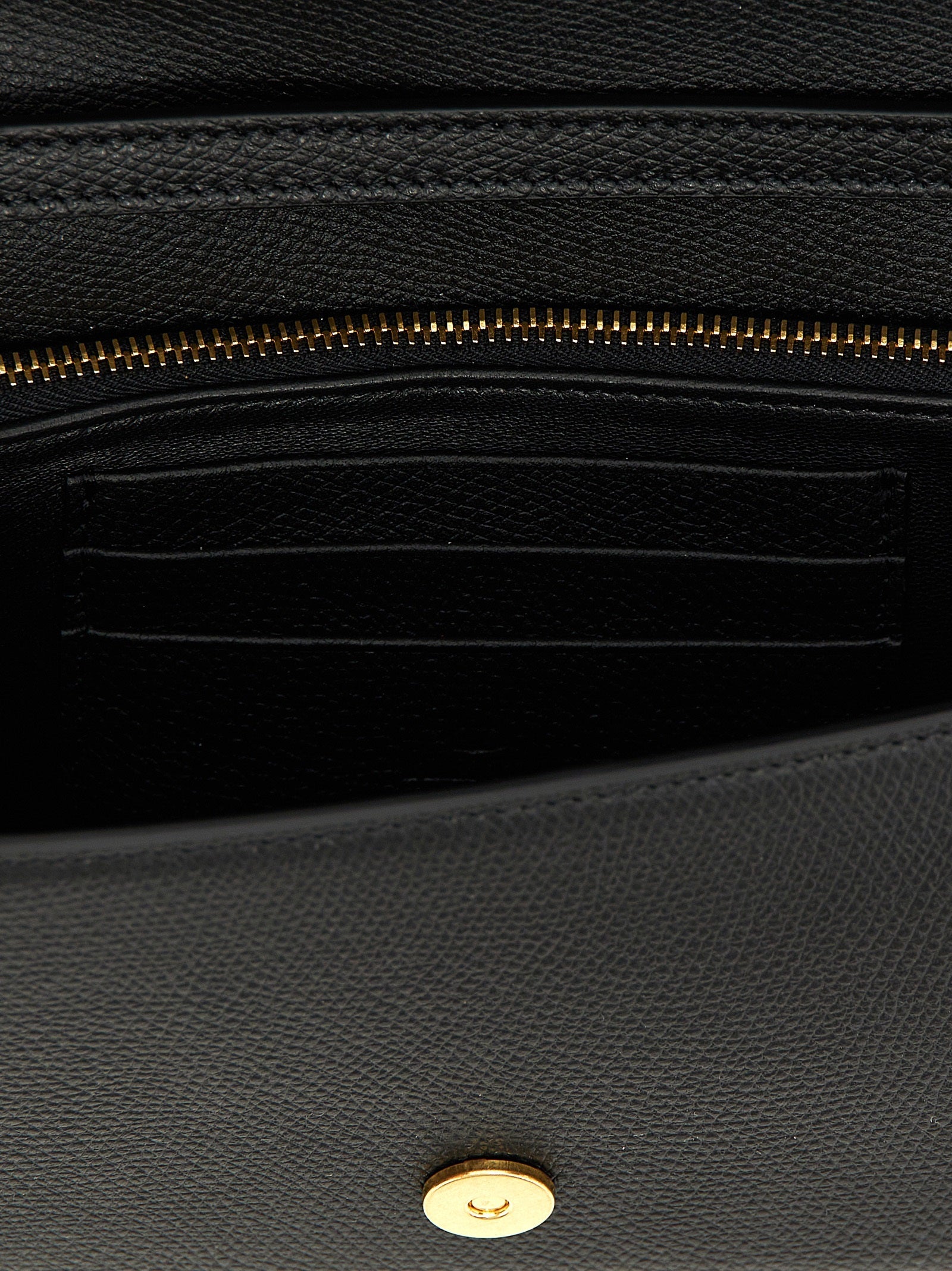Valentino Garavani Black Calfskin Shoulder Bag Valentino Garavani