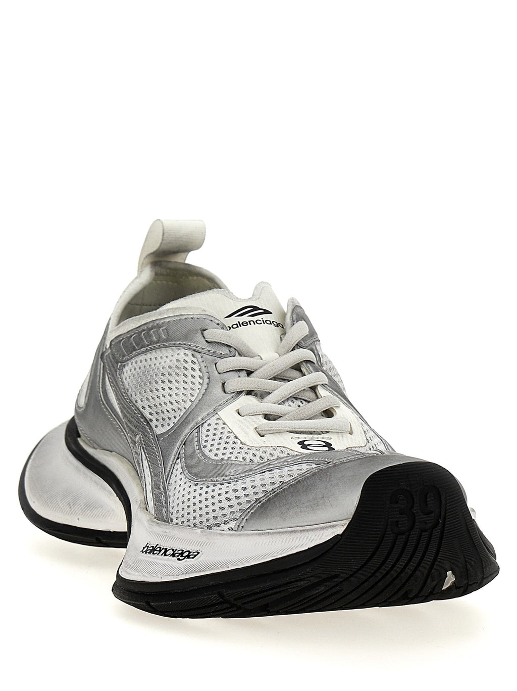 Balenciaga Gray Polyester Athletic Sneakers Balenciaga