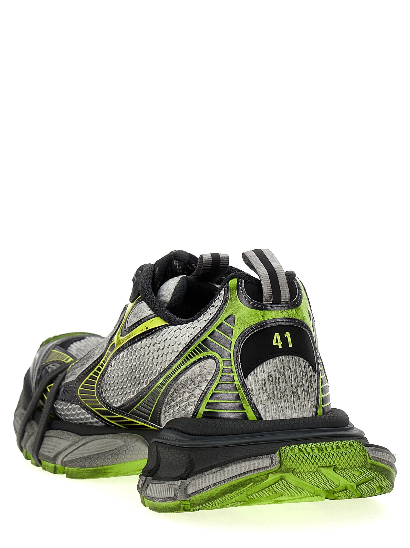 Balenciaga Gray Polyethylene Athletic Sneakers Balenciaga