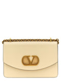 Valentino Garavani White Calfskin Shoulder Bag Valentino Garavani