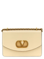 Valentino Garavani White Calfskin Shoulder Bag Valentino Garavani