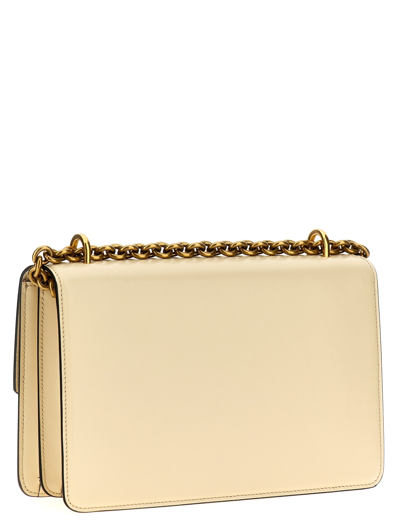 Valentino Garavani White Calfskin Shoulder Bag Valentino Garavani
