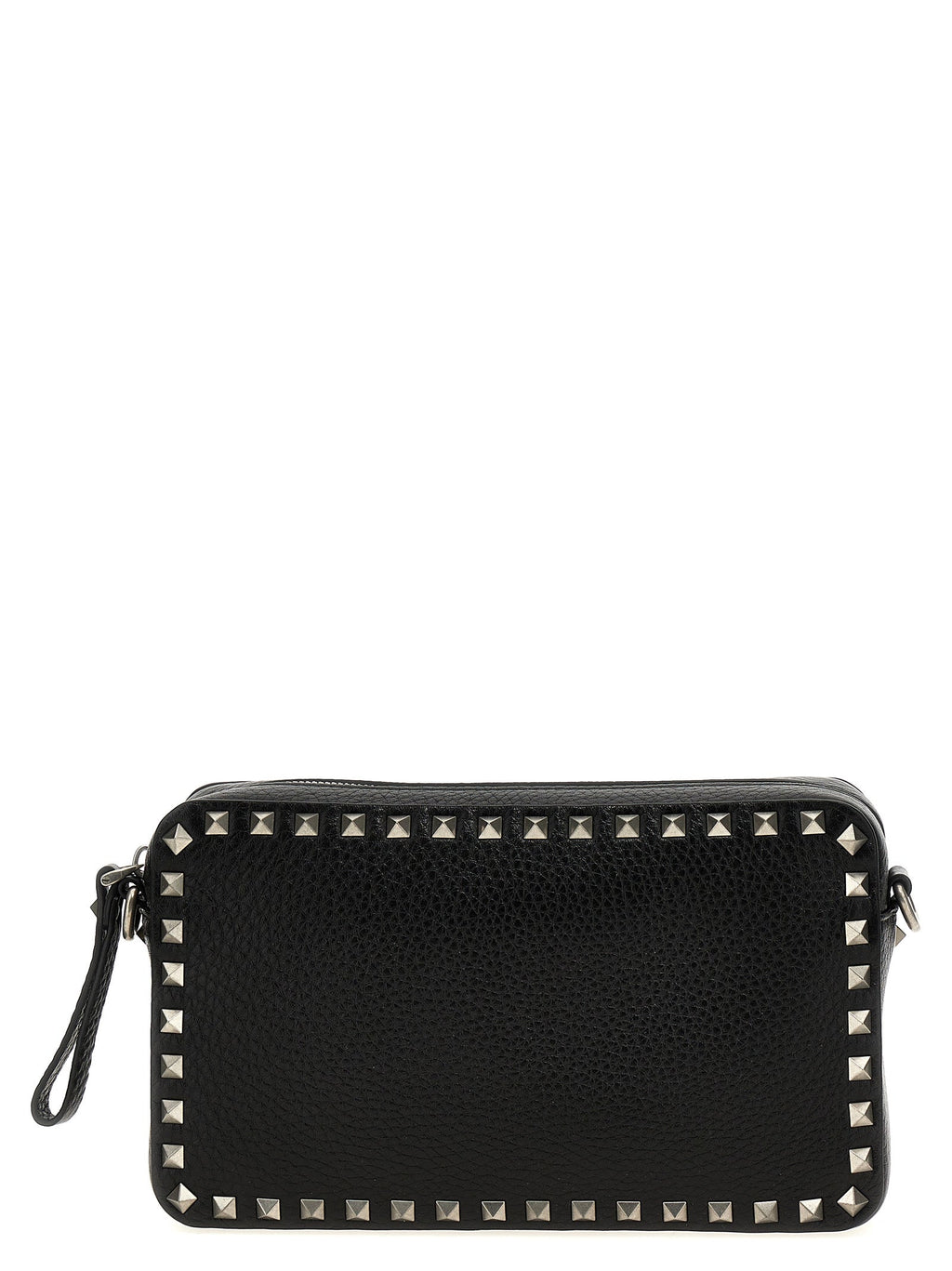 Valentino Garavani Black Calfskin Crossbody Bag Valentino Garavani