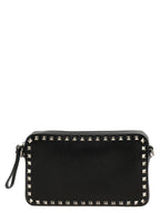 Valentino Garavani Black Calfskin Crossbody Bag Valentino Garavani