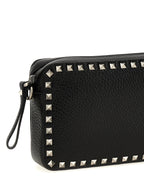 Valentino Garavani Black Calfskin Crossbody Bag Valentino Garavani