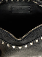 Valentino Garavani Black Calfskin Crossbody Bag Valentino Garavani