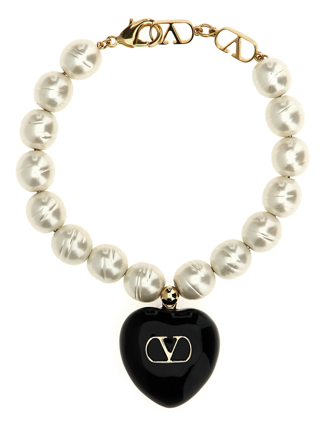 Valentino Garavani Black Brass Bracelet Valentino Garavani