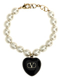 Valentino Garavani Black Brass Bracelet Valentino Garavani