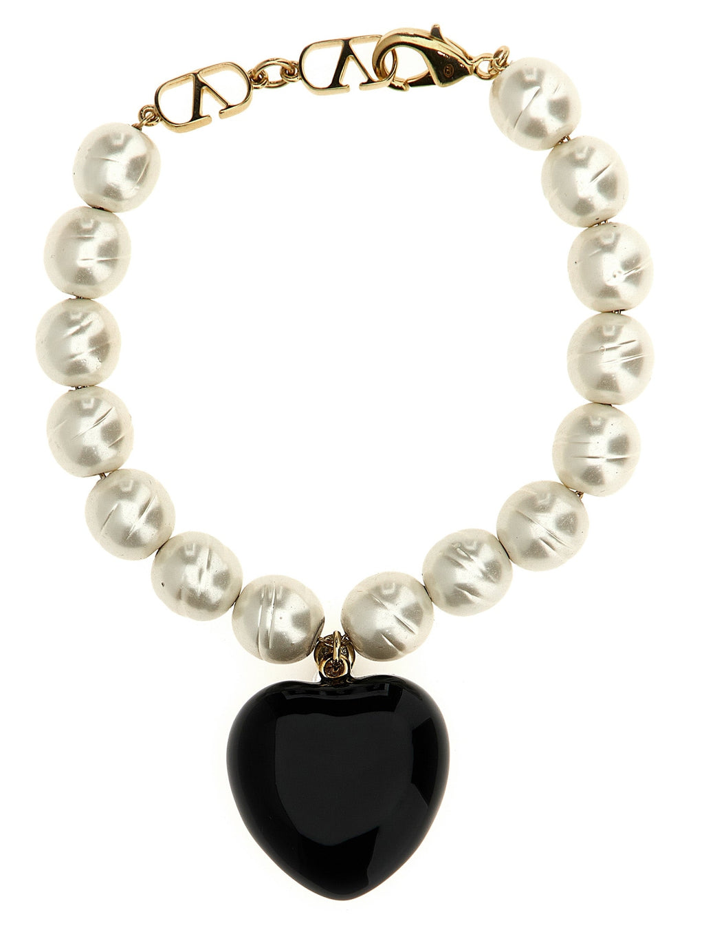 Valentino Garavani Black Brass Bracelet Valentino Garavani