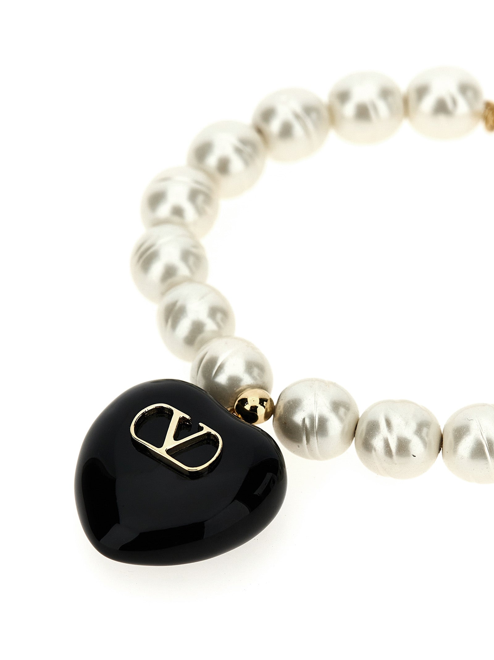 Valentino Garavani Black Brass Bracelet Valentino Garavani