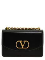 Valentino Garavani Black Calfskin Shoulder Bag Valentino Garavani