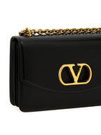 Valentino Garavani Black Calfskin Shoulder Bag Valentino Garavani