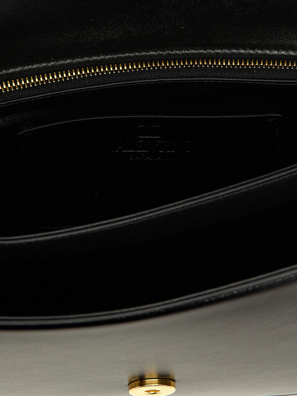 Valentino Garavani Black Calfskin Shoulder Bag Valentino Garavani