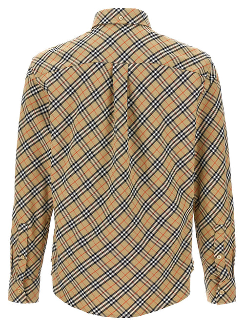 Burberry Beige Cotton Blouse Burberry