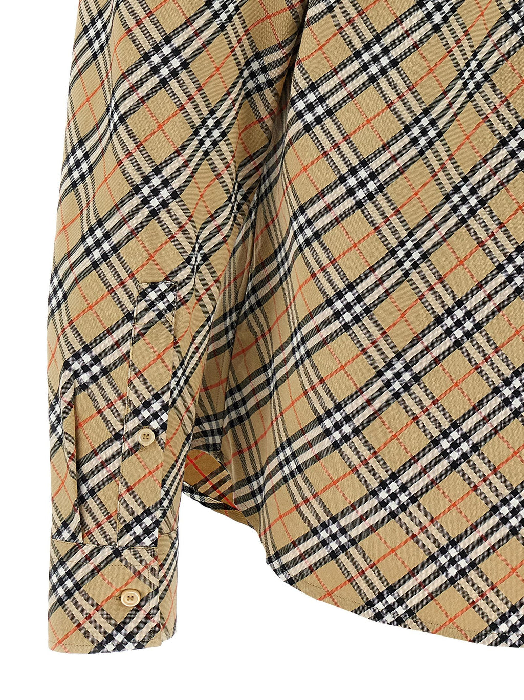 Burberry Beige Cotton Blouse Burberry