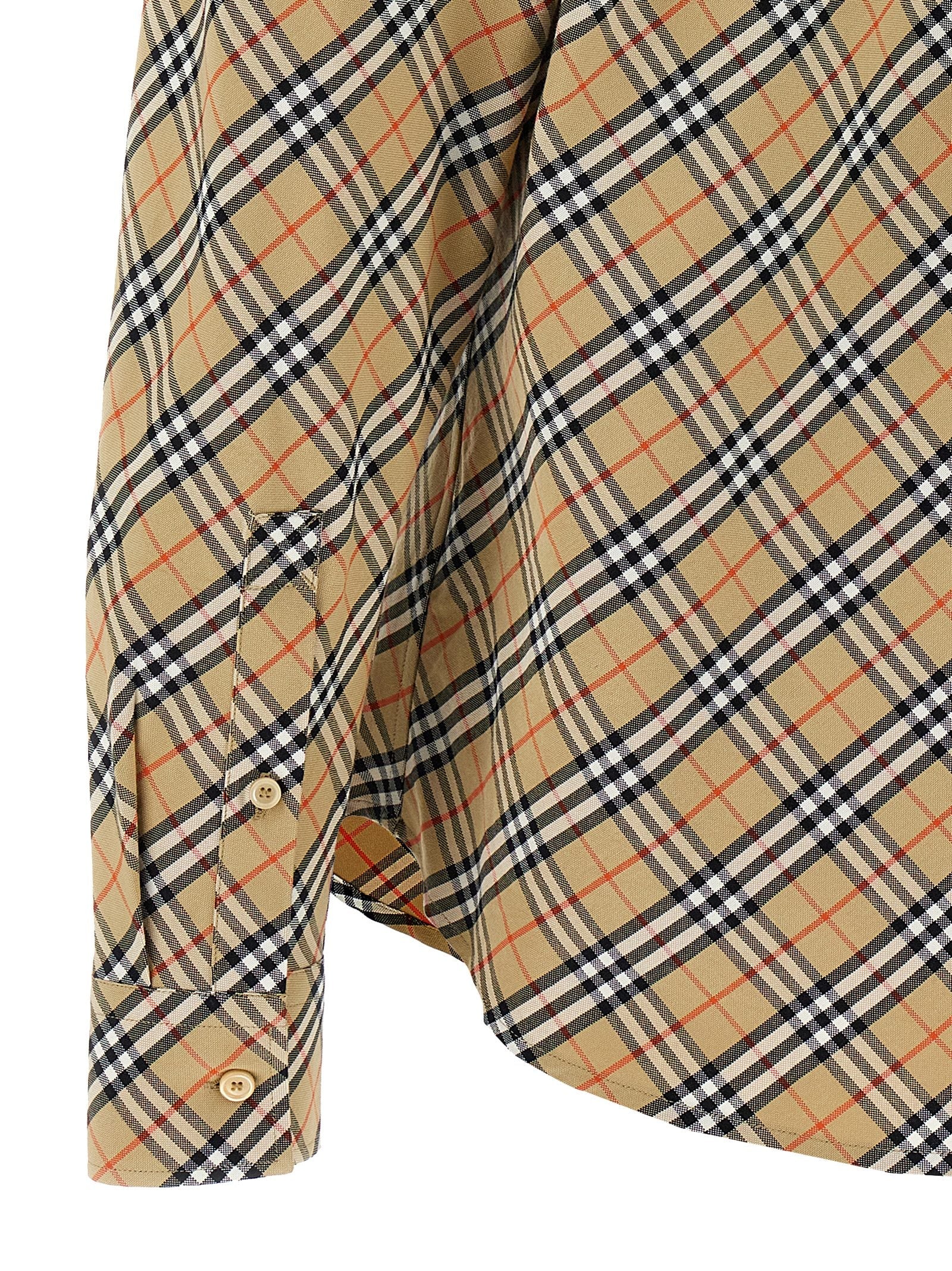 Burberry Beige Cotton Blouse Burberry