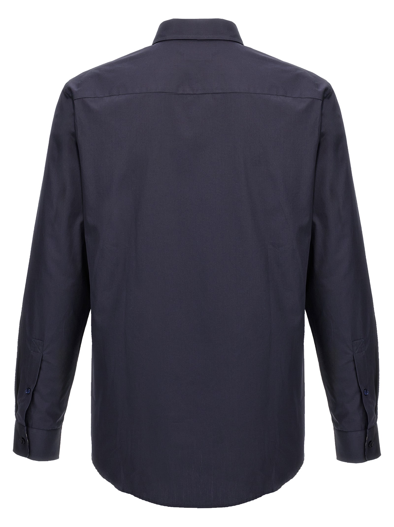 Burberry Blue Cotton Blouse Burberry