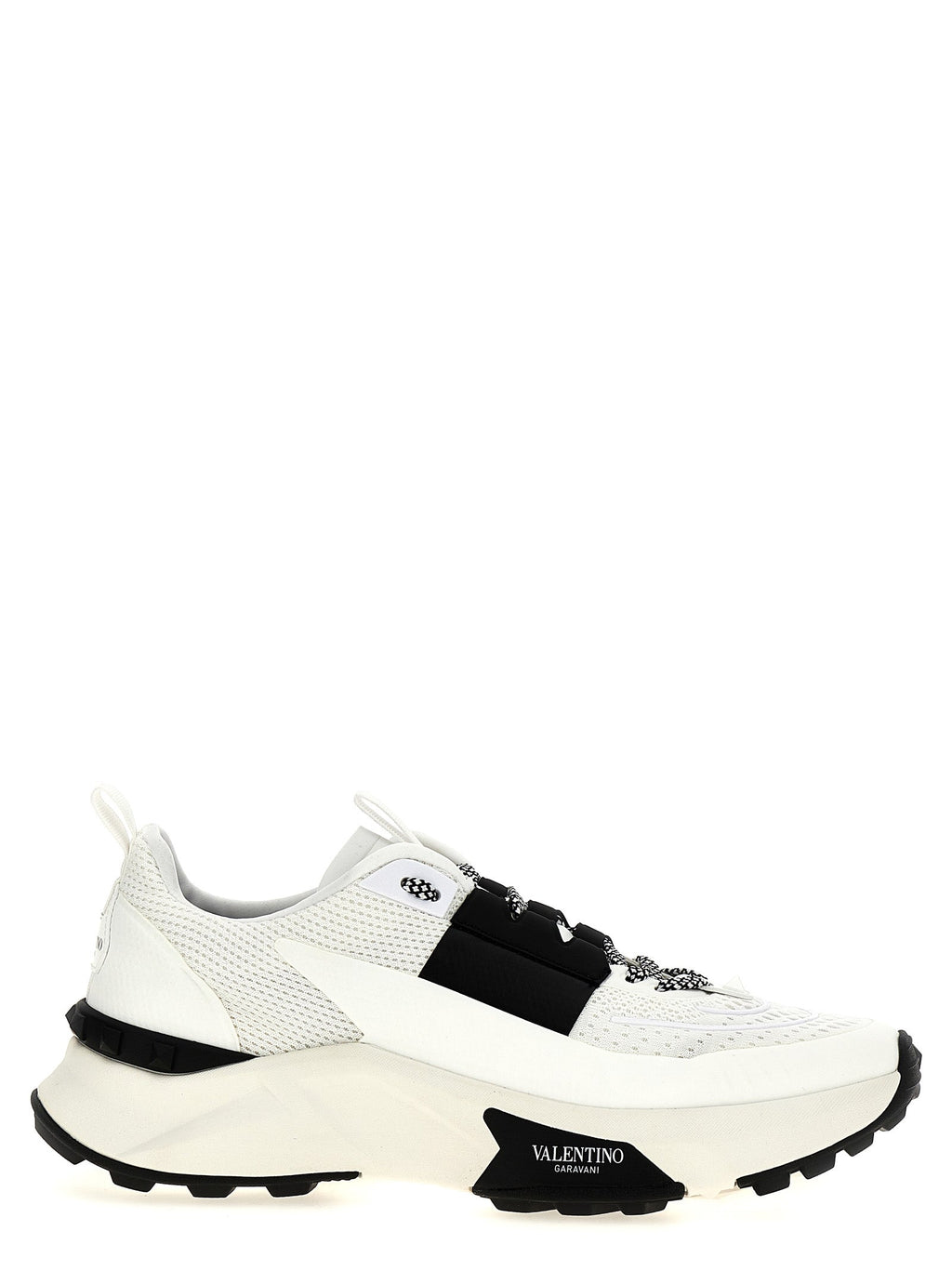 Valentino Garavani Bicolor Calfskin Athletic Sneakers Valentino Garavani