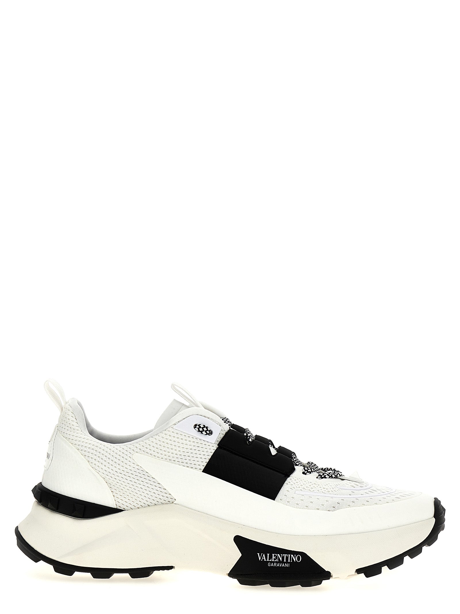 Valentino Garavani Bicolor Calfskin Athletic Sneakers Valentino Garavani