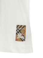 Burberry White Cotton T-Shirt Burberry