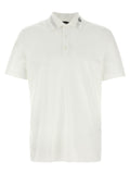 Versace White Cotton Polo Shirt Versace