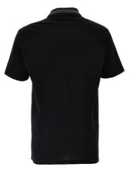 Versace Black Cotton Polo Shirt Versace
