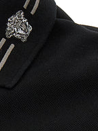 Versace Black Cotton Polo Shirt Versace