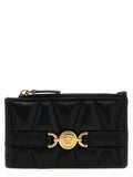 Versace Black Lamb Leather Cardholder Versace