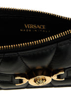 Versace Black Lamb Leather Cardholder Versace