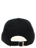 Saint Laurent Black Cotton Cap (Baseball Hat) Saint Laurent