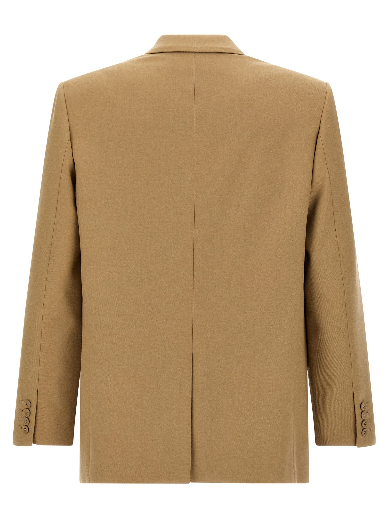 Saint Laurent Beige Wool Blazer Saint Laurent