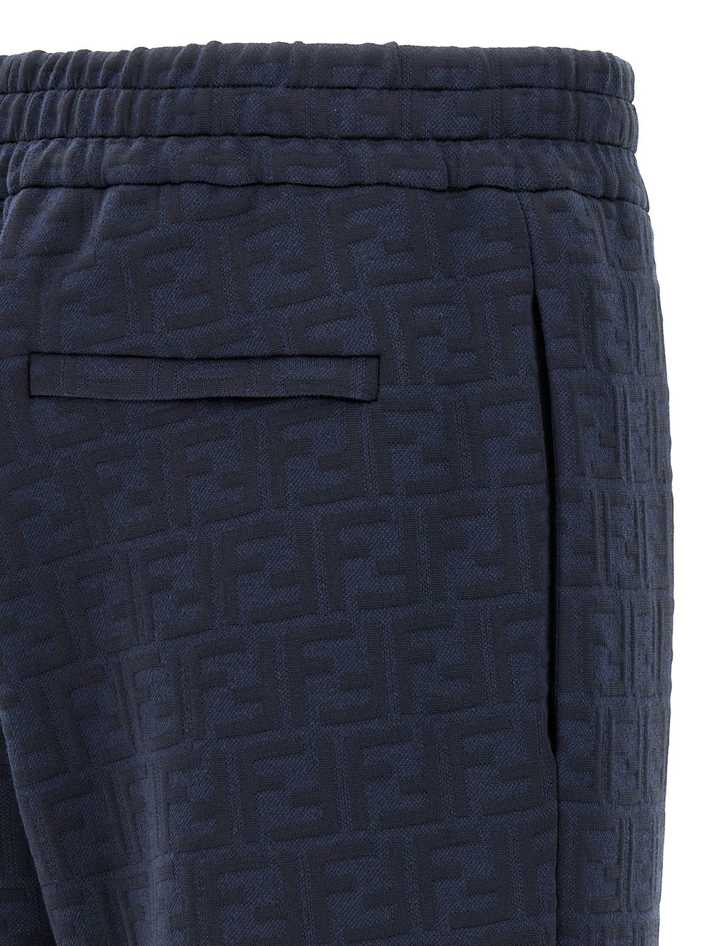 Fendi Blue Polyester Joggers (Workout Pants) Fendi