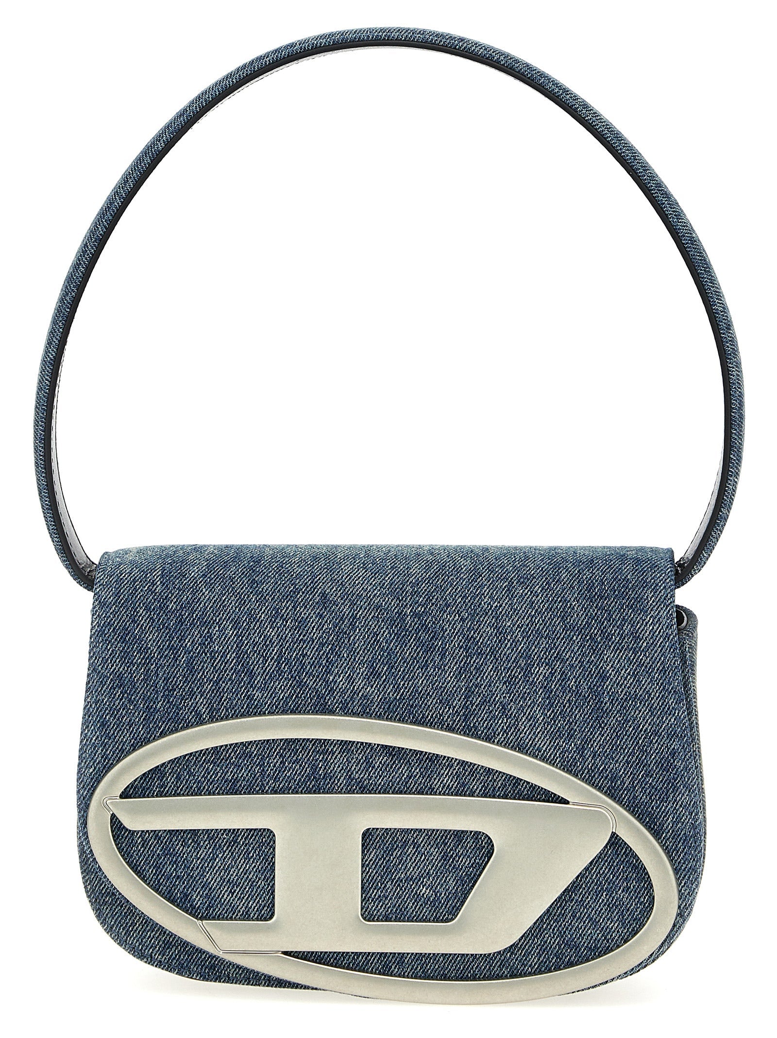 Diesel Blue Cotton Shoulder Bag Diesel