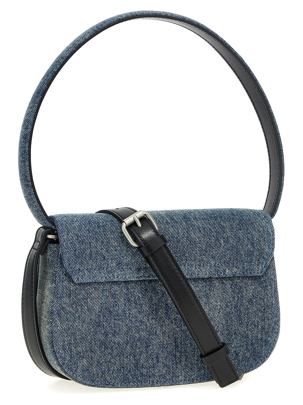 Diesel Blue Cotton Shoulder Bag Diesel
