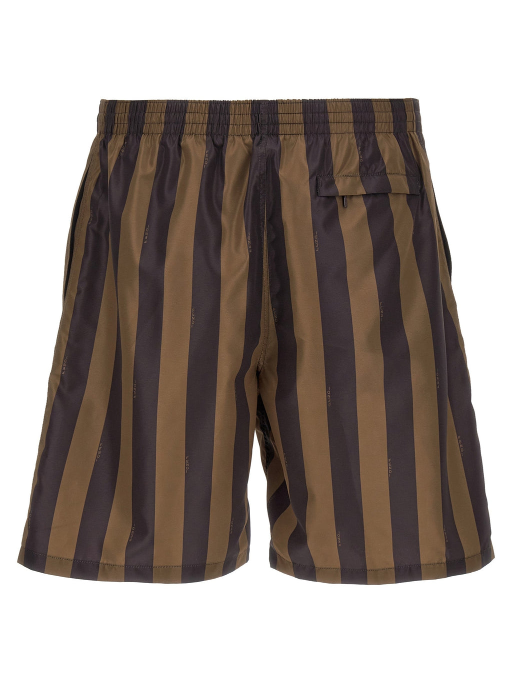 Fendi Brown Polyester Swim Shorts Fendi