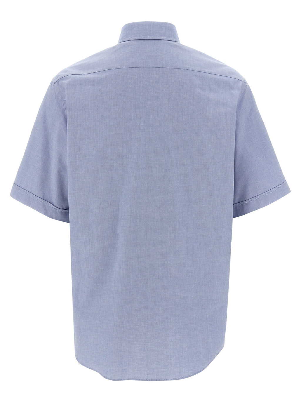Fendi Blue Cotton Blouse Fendi