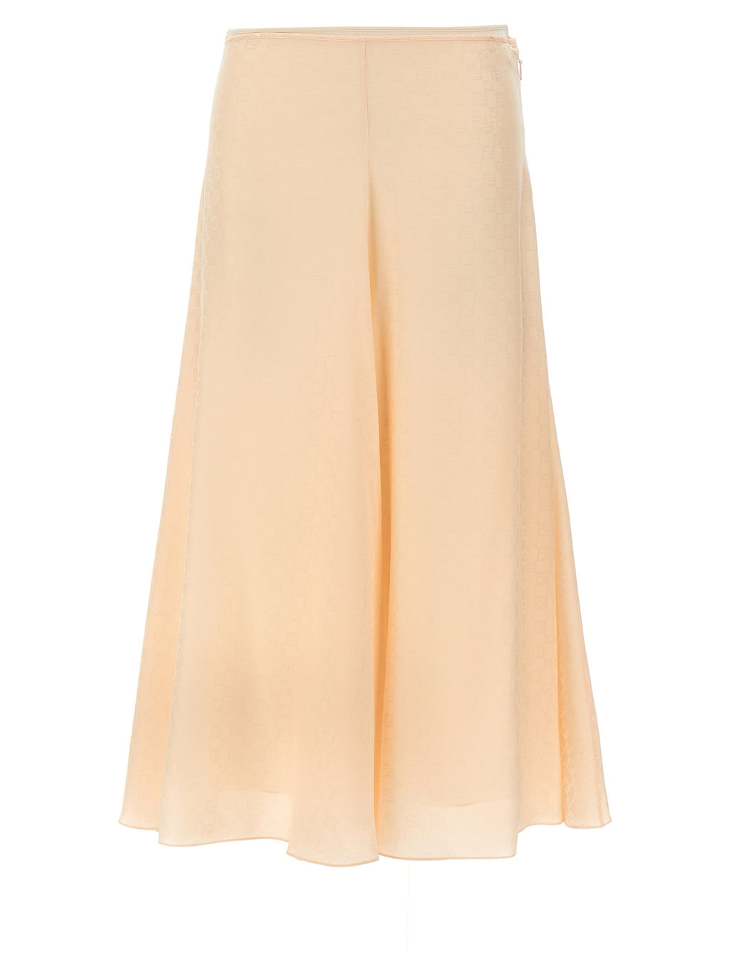 Fendi Multicolor Silk Midi Skirt Fendi