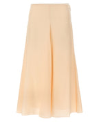 Fendi Multicolor Silk Midi Skirt Fendi