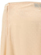 Fendi Multicolor Silk Midi Skirt Fendi