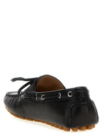 Valentino Garavani Black Buffalo Leather Slip-On Loafers Valentino Garavani