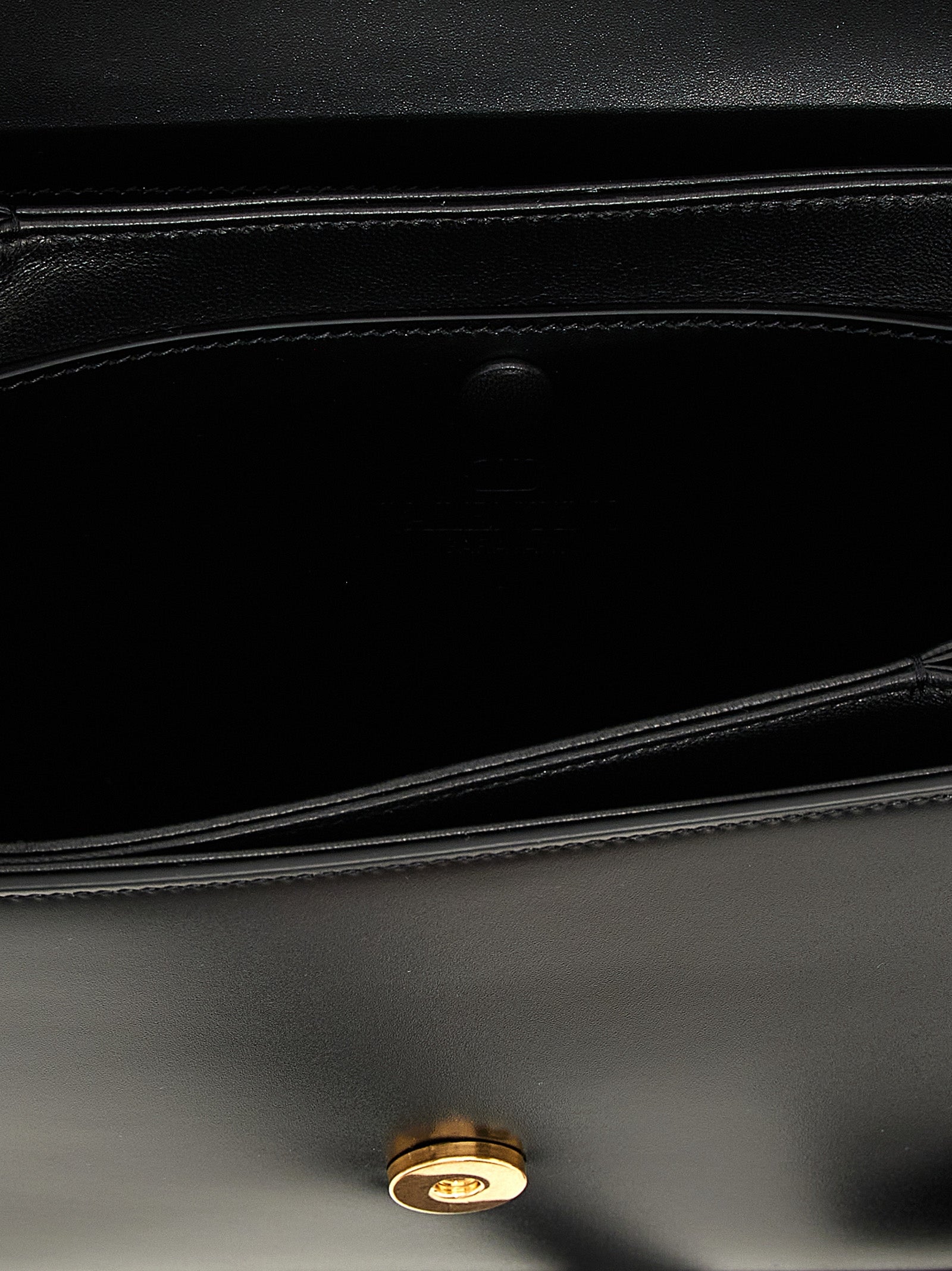 Valentino Garavani Black Calfskin Shoulder Bag Valentino Garavani