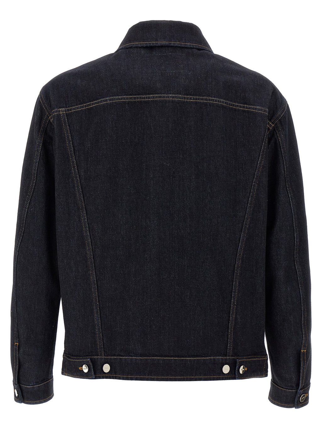 Fendi Blue Cotton Denim Jacket Fendi