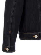 Fendi Blue Cotton Denim Jacket Fendi