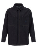 Fendi Blue Cotton Denim Jacket Fendi